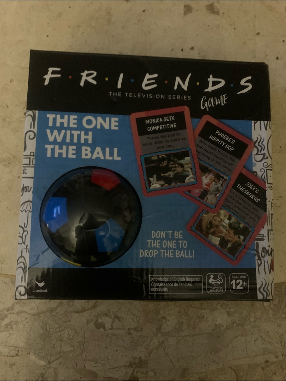 FRIENDS Party Game Box - Black & Blue